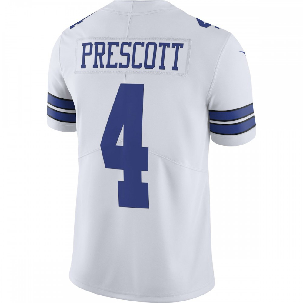 Dak Prescott Dallas Cowboys Nike Vapor Untouchable Limited Player Jersey - White-Profan Arena